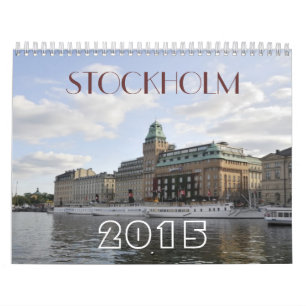 Calendrier Mural Stockholm