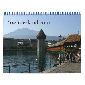 Calendrier Mural Suisse dans les villes 2010