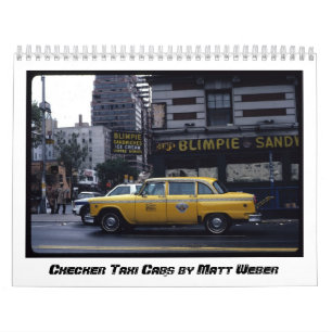 Calendrier Mural Taxis de contrôleur par Matt Weber