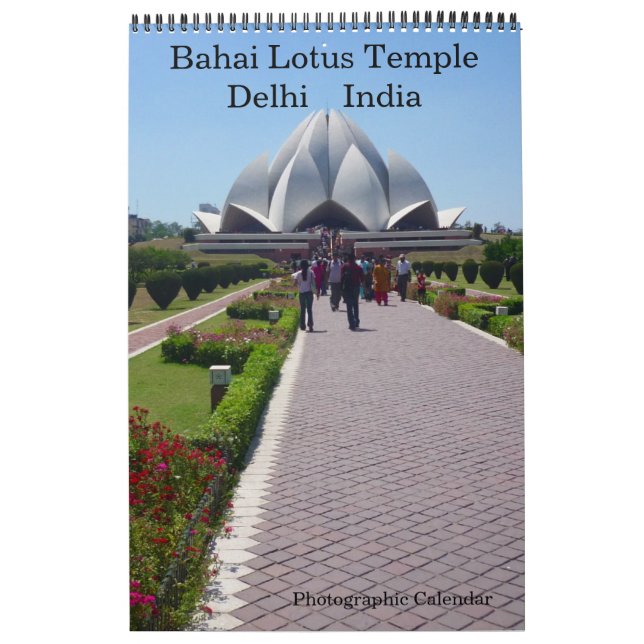Calendrier Mural temple de lotus delhi (Protection)