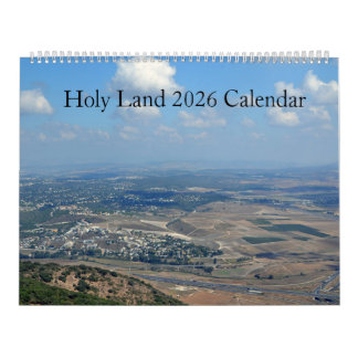 Calendrier mural Terre Sainte 2026