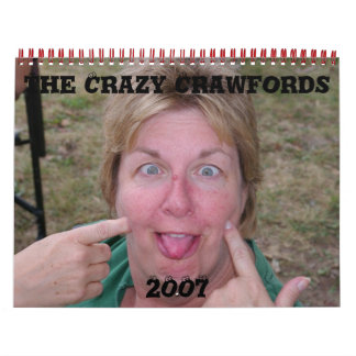 Calendrier Mural The Crazy Crawfords, 2007