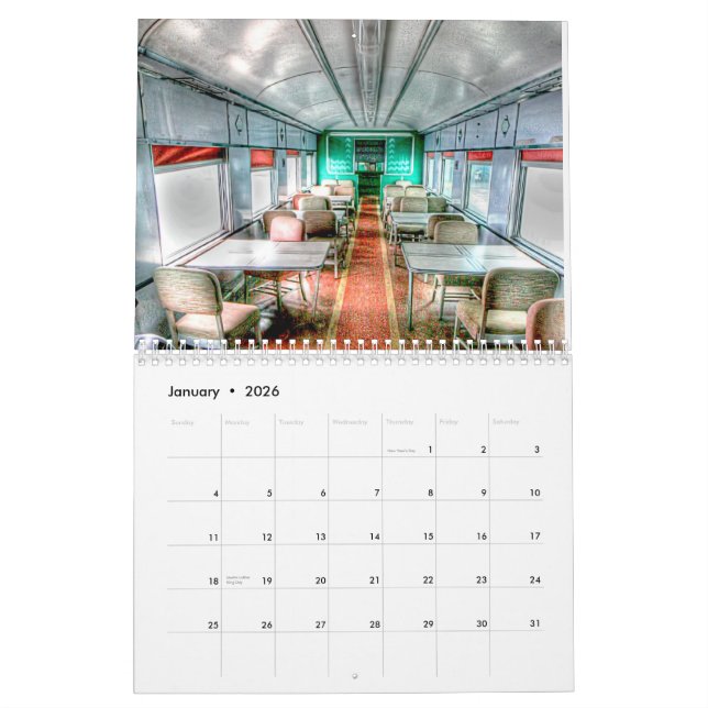 CALENDRIER MURAL TRAINS 2013 (Jan 2026)