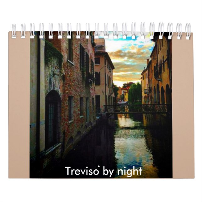 Calendrier Mural Trévise par nuit (Protection)