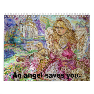 Calendrier Mural Un ange de la prière., un ange vous sauve