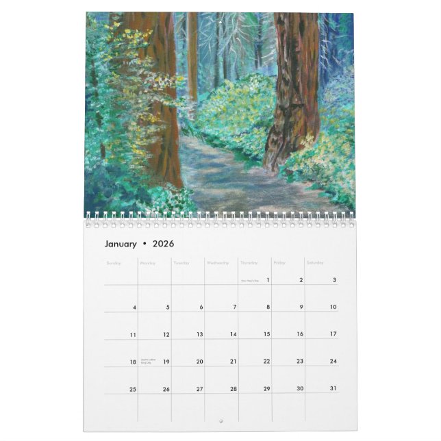 Calendrier Mural Une année agréable (Jan 2026)