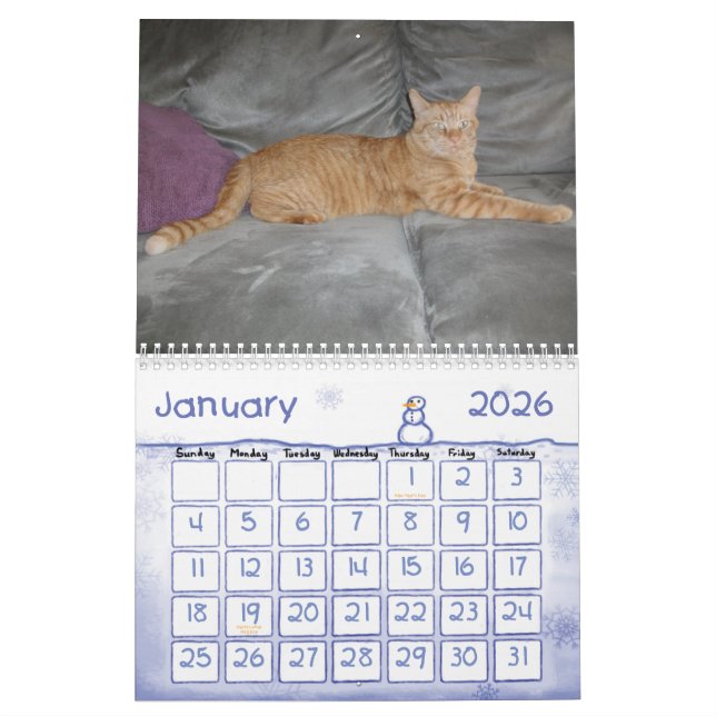 Calendrier Mural Une année avec le Pokey (Jan 2026)