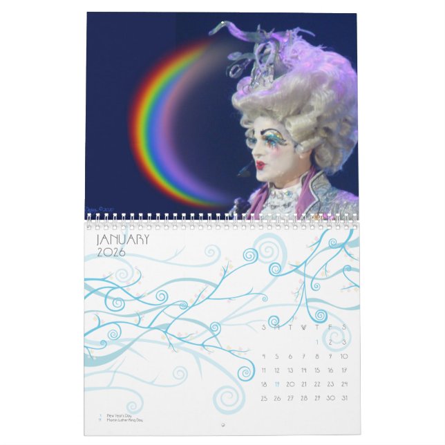 Calendrier Mural Une année d'absurdité ! (Jan 2026)