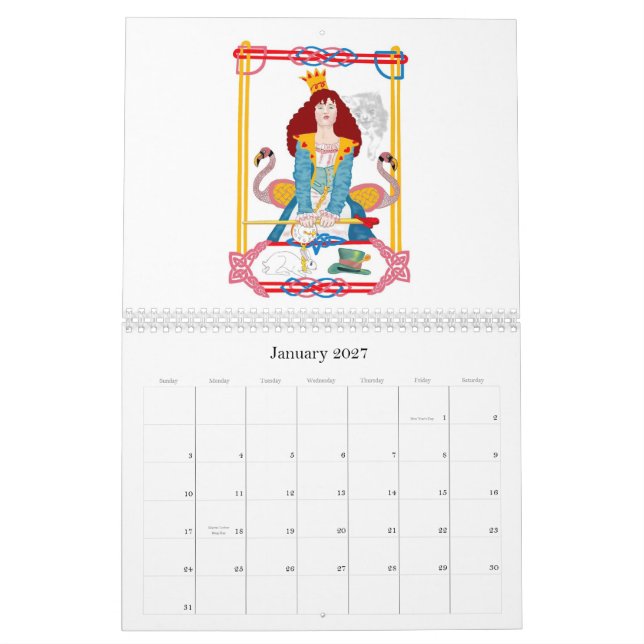 Calendrier Mural Une année d'Artfull (Jan 2027)