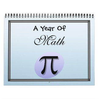 Calendrier Mural Une année des maths