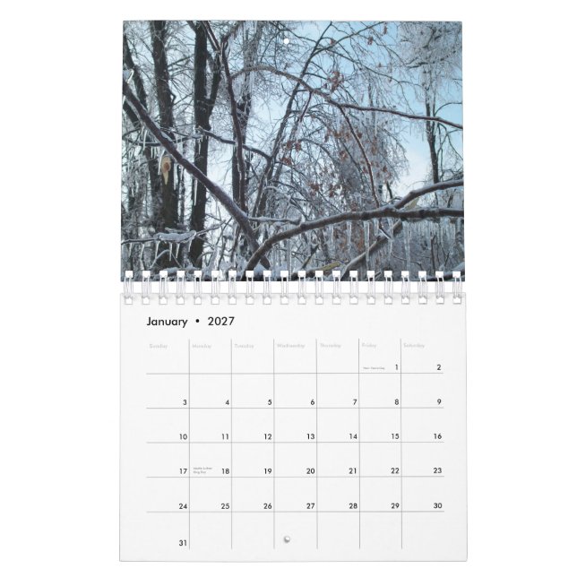 Calendrier Mural Une belle année (Jan 2027)