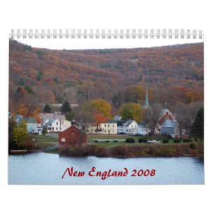 Calendrier Mural Vermont 083, Nouvelle-Angleterre 2008