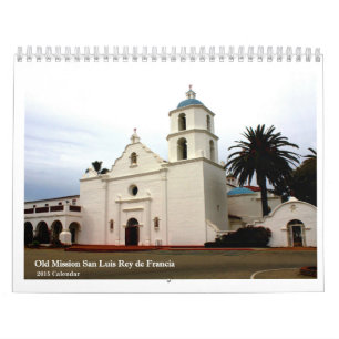 Calendrier Mural Vieux San Luis Rey de Francia de mission