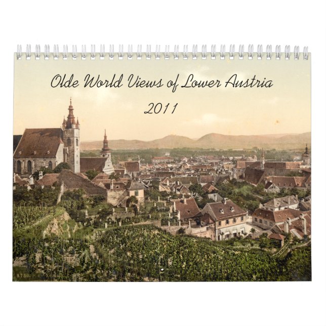 Calendrier Mural Visions mondiales d'antan de la Basse Autriche (Protection)