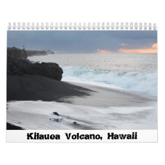 Calendrier Mural Volcan de Kilauea, Hawaï