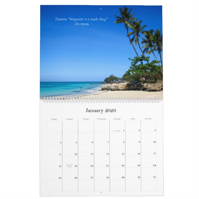 Calendrier Mural Voyage autour du monde en 2015 (Jan 2026)