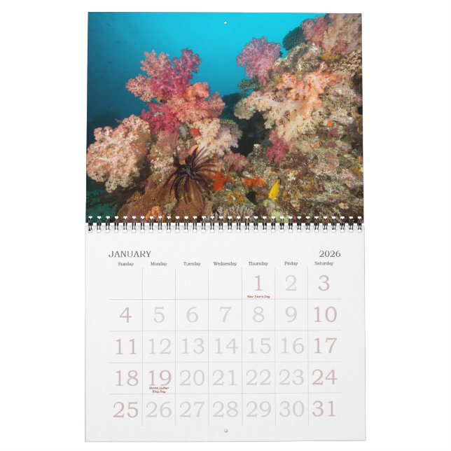 Calendrier Mural Voyages sous-marins 2011 (Jan 2026)