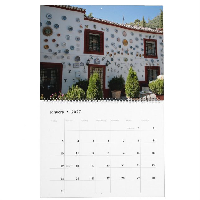 Calendrier Mural Vues d'Espagne (Jan 2027)