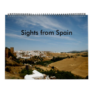 Calendrier Mural Vues d'Espagne