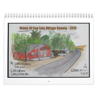Calendrier Mural Vues du comté de San Luis_obispo