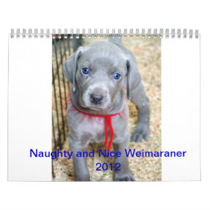 Calendrier Mural weimaraner 2012