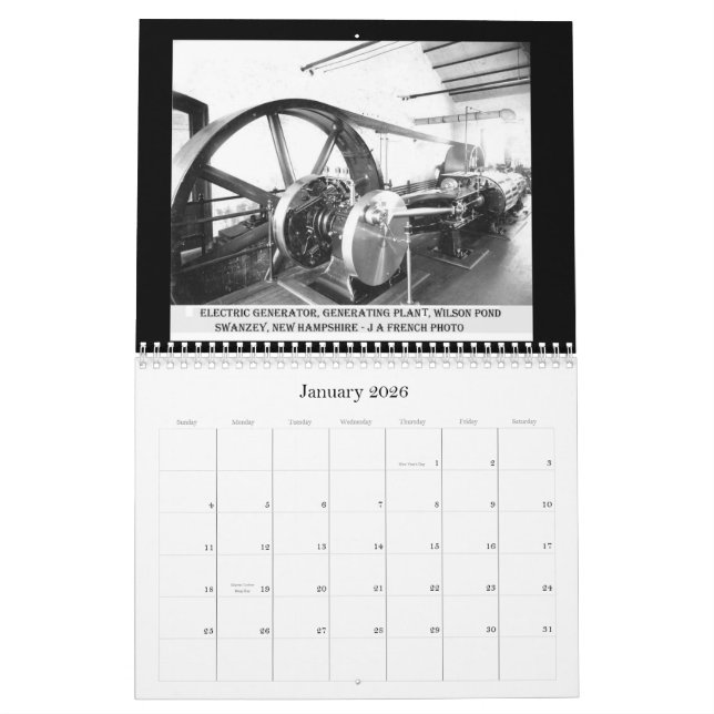 CALENDRIER MURAL WILSON POND 2011 (Jan 2026)