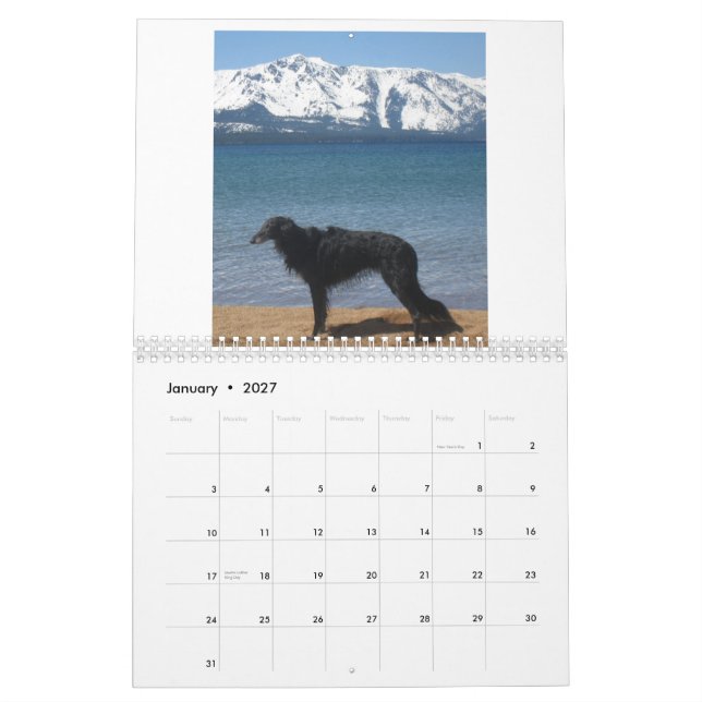 Calendrier Mural Windhounds de soie 2013-2 (Jan 2027)