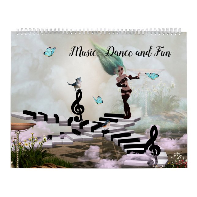 Calendrier Musique, danse et divertissement (Protection)