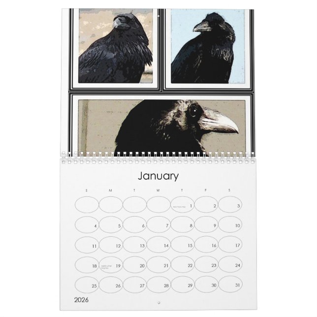 Calendrier mystique de Raven 2013 (Jan 2026)