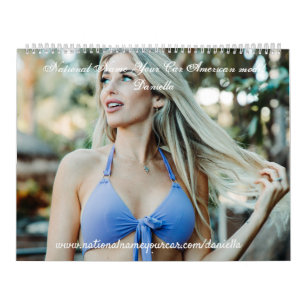 Calendrier National Name Your Car American model Daniella