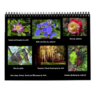 Calendrier Nature. Plantes et paysage par le jardin de Dave