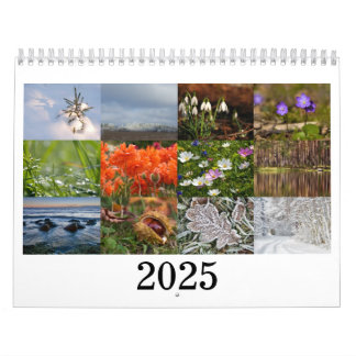 Calendrier naturel estonien 2025