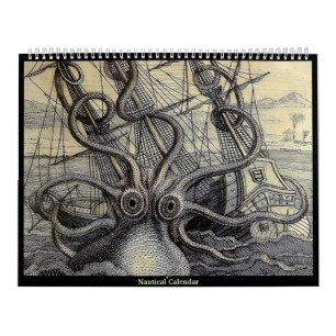Calendrier nautique vintage