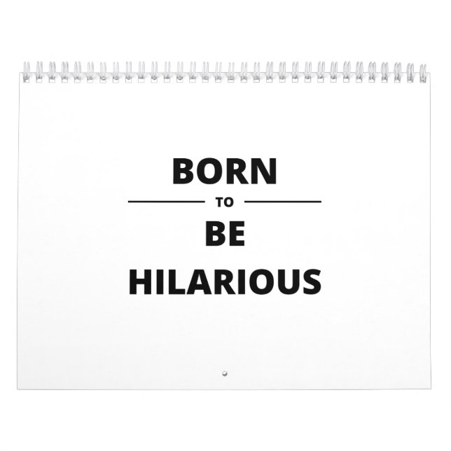 CALENDRIER NÉ POUR ÊTRE HILARISÉ (Protection)