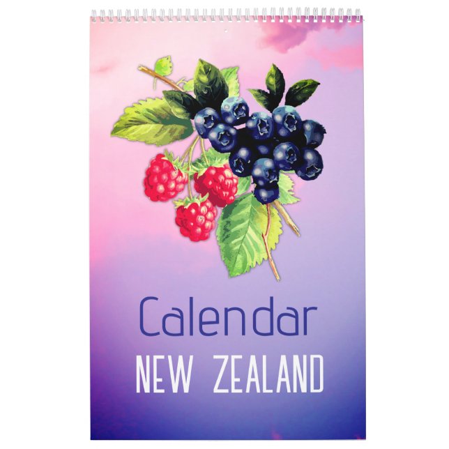 Calendrier néo-zélandais 2026 avec événements et j (Protection)