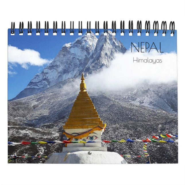 Calendrier Népal 2027 / Himalayas (Protection)