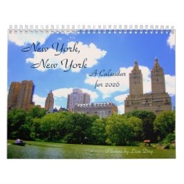 Calendrier New York, New York A pour 2026