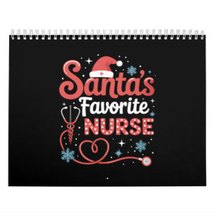 Calendrier Noël de la infirmière préférée de Santa 