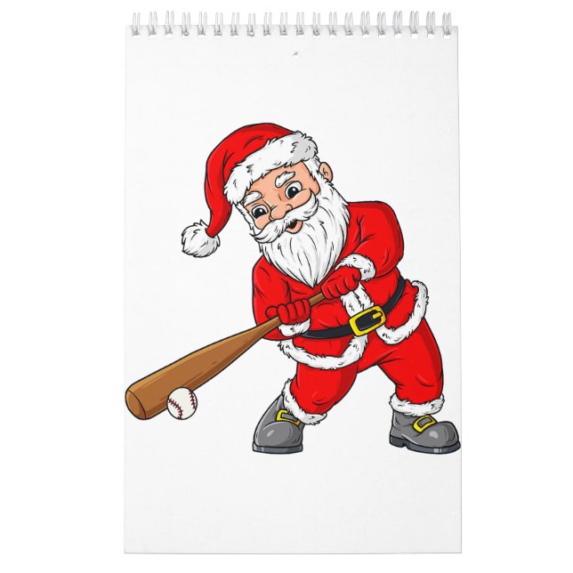 Calendrier Noël Santa Claus Baseball Pitcher Boys T Enfants (Protection)