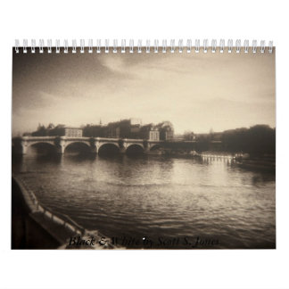Calendrier Noir et blanc par Scott S. Jones