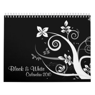 Calendrier noir et du blanc 2010