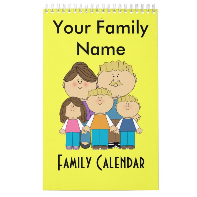 Calendrier Nom de famille personnalisé (Protection)