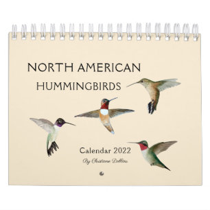 Calendrier nord-américain des colibris