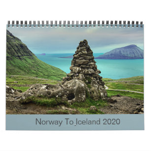 Calendrier Norvège en Islande 2020