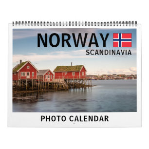Calendrier Norvège Scandinavie 2025
