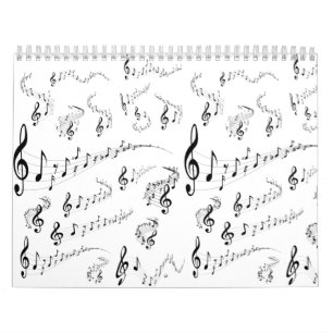 Calendrier notes musicales