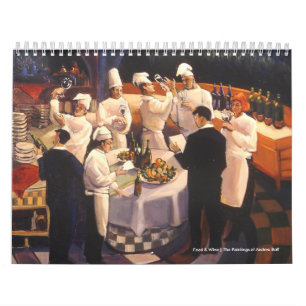 Calendrier Nourriture et vin les peintures d'Andrea…