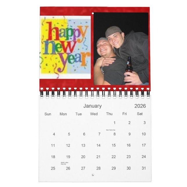 Calendrier Nouveau 2007 (Jan 2026)