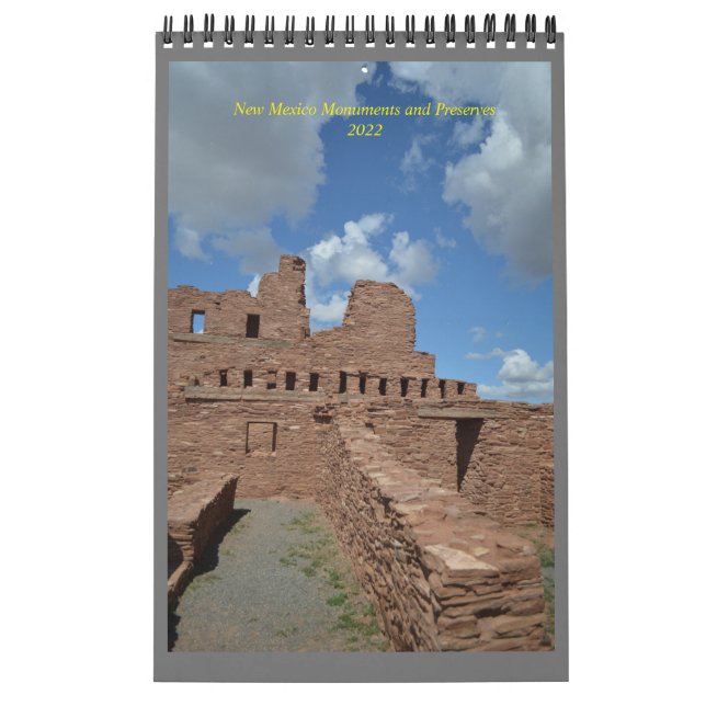 Calendrier Nouveau-Mexique Monuments et réserves (Protection)