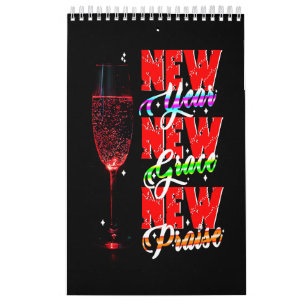Calendrier Nouvel an nouvelle grâce nouvelle louange